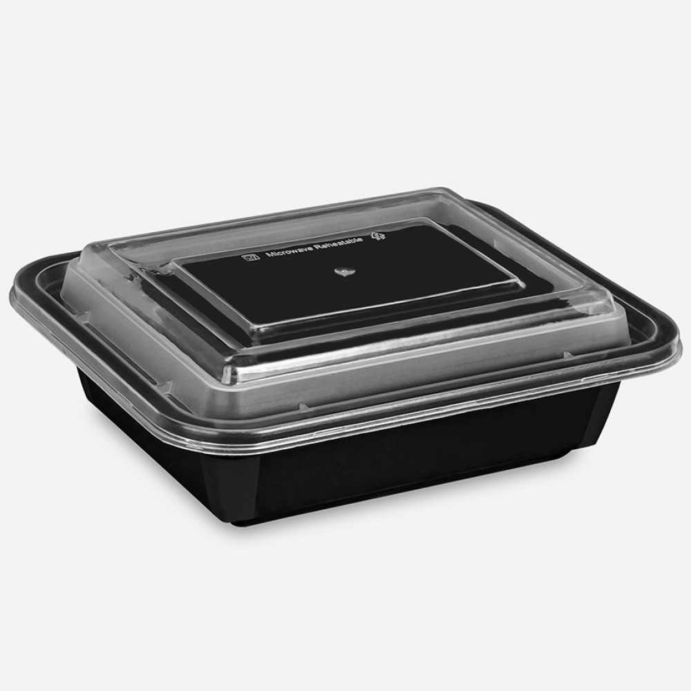 Plastic Container With Dome Lids (RE)